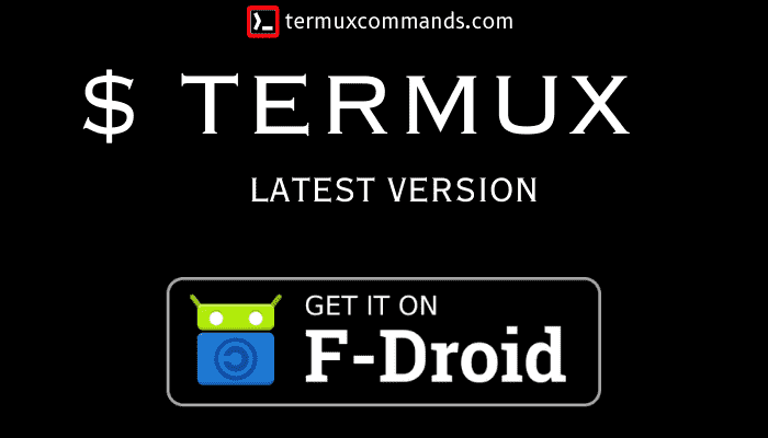 f-droid termux latest version download