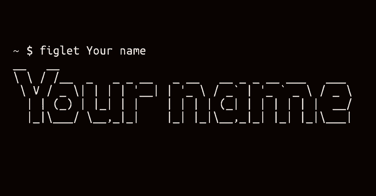 figlet Termux cool commands