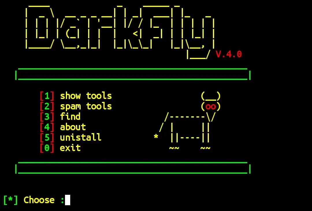 darkfly-tool-menu Darkfly tool Github