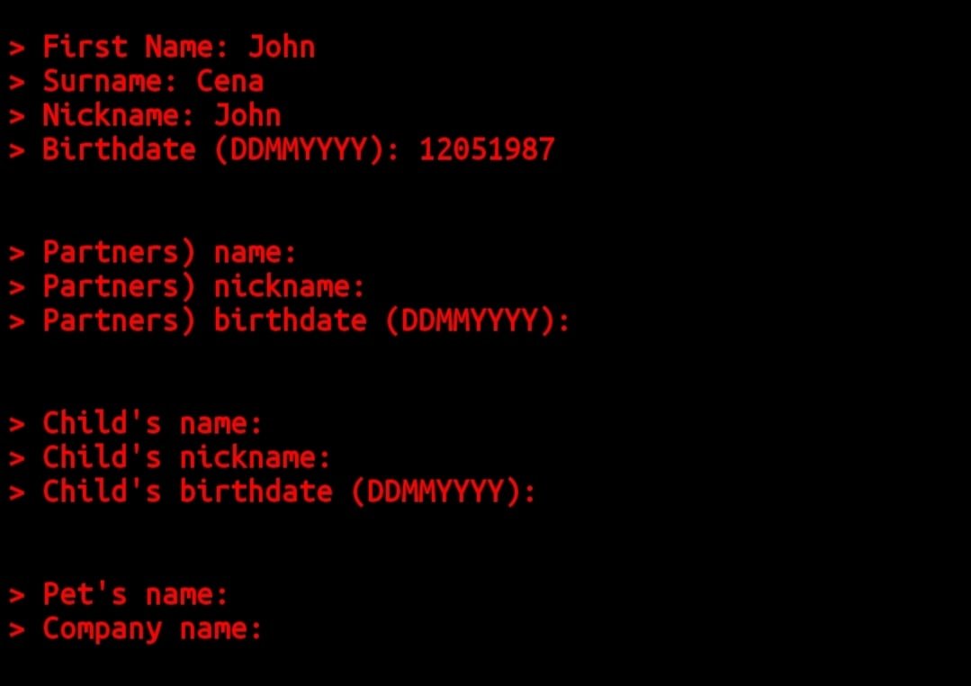 Cupp in Termux CUPP in Termux