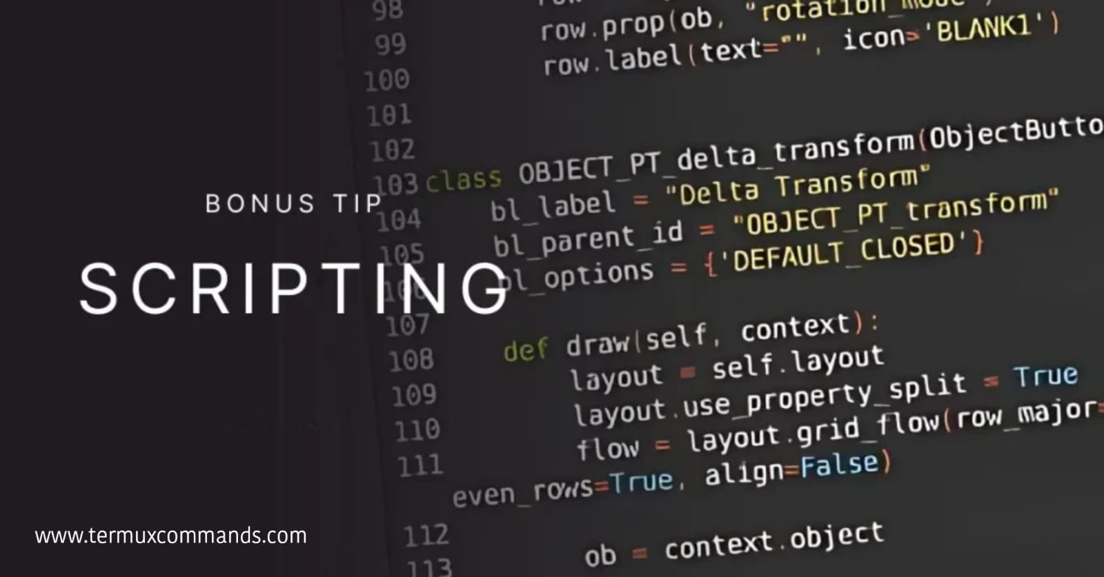 Termux commands Termux commands