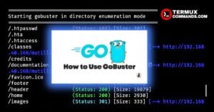 Gobuster installation and usage commands