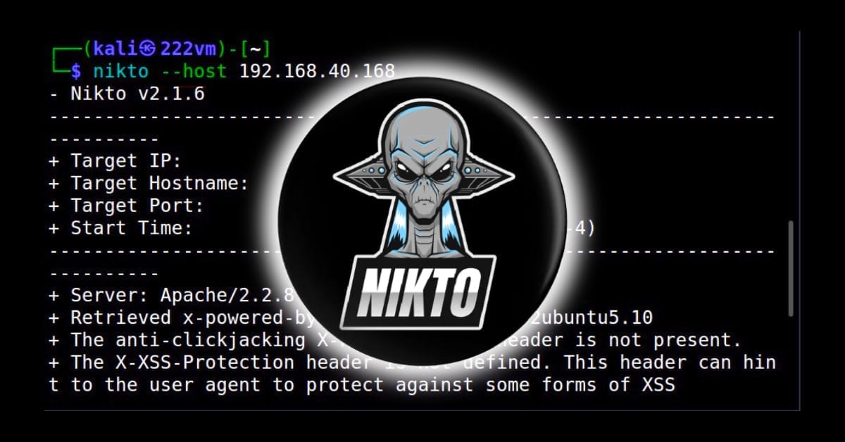 Nikto installation and usage commands