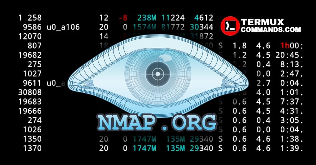 Nmap installation and usage commands