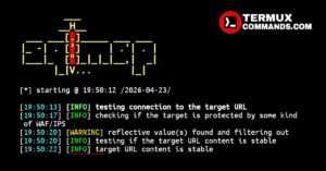 Sqlmap installation and usage commands