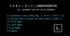 Globin wordlist generator tool
