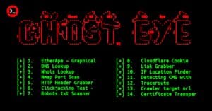 Ghost eye in Termux installation and usage commands