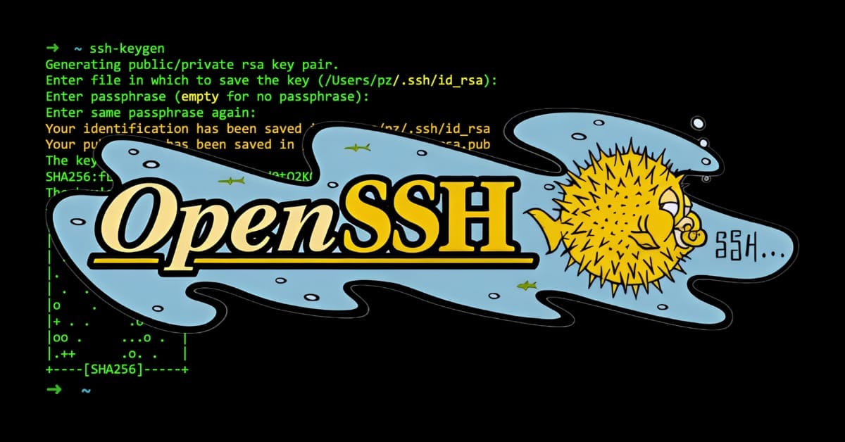 OpenSSH installation and usage commands