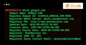 Website Information Gathering Whois Tool Installation & Basic Commands