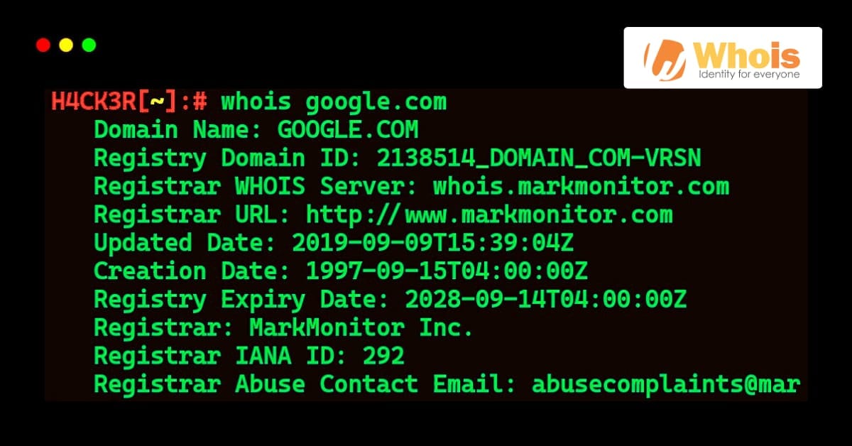 Website Information Gathering Whois Tool Installation & Basic Commands