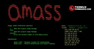Amass installation and usage commands