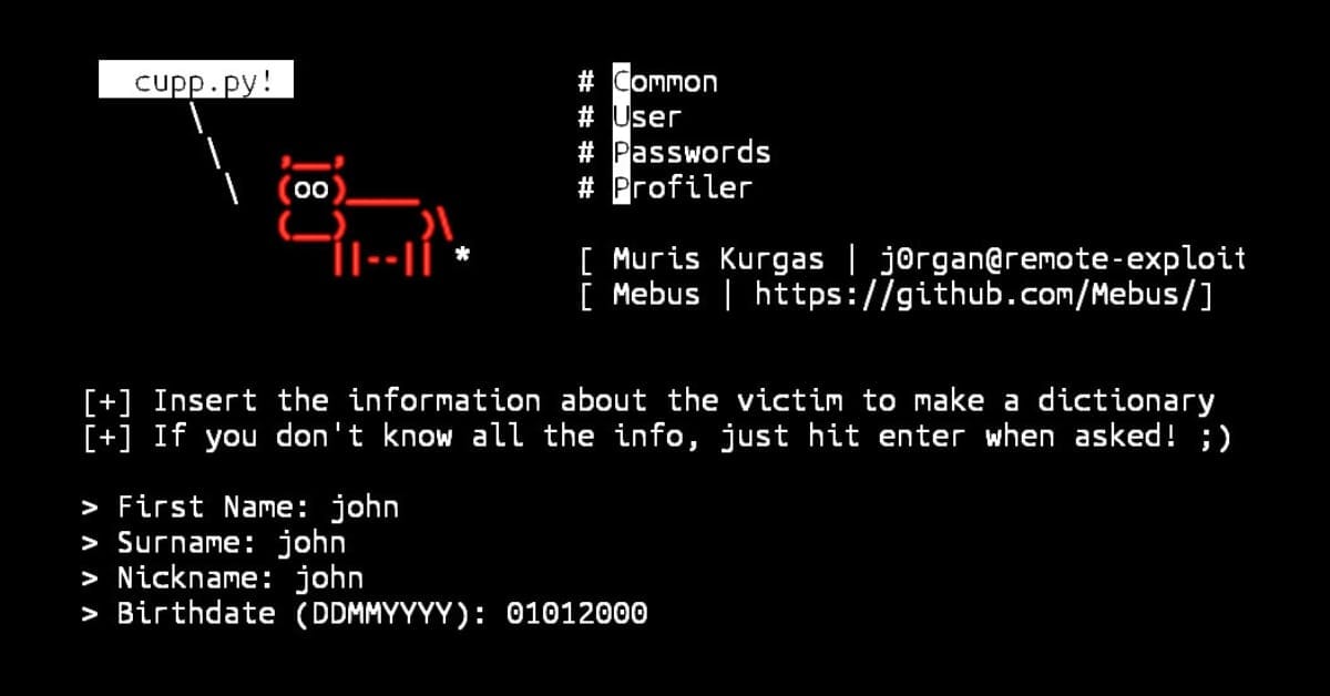 Create custom wordlist