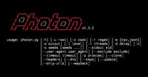 Photon Osint Tool Installation and commands