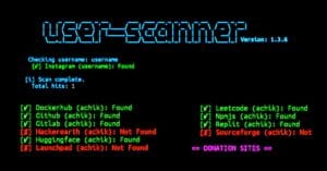 Find username and email