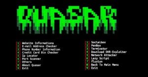 Quasar osint framework tool in Termux
