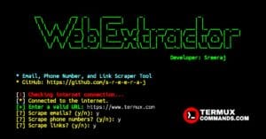 Website information gathering tool