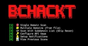 Bchacktool installation and usage commands