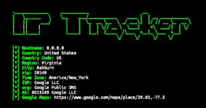 IP-Tracker tool in Termux