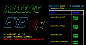 Ai powered Osint tool