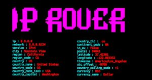 Ip address information tool