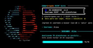 Username Osint and reconnaissance tool