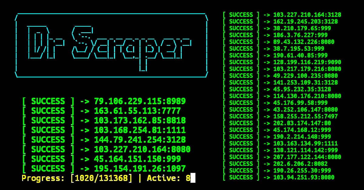 Termux IP Address and Proxy Scraper