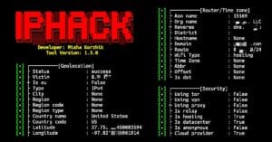 Iphack tool commands